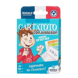 Ducale - le jeu francais : cartatoto conjugaison - eco format