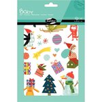 Pochette de 105 maxi gommettes Baby Noël adhésives repositionnables