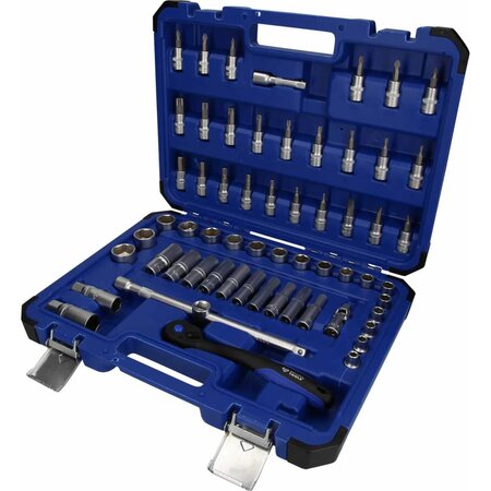 Brilliant tools jeu de douilles de 3/8" 60 pièces acier