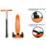Jamara trottinette kicklight orange