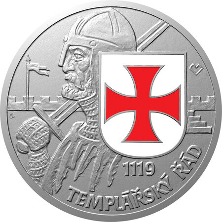 Pièce de monnaie en Argent g Millésime 2023 Knightly Orders KNIGHTS TEMPLAR