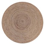 LABEL51 Tapis Jute Rond 180 cm Naturel