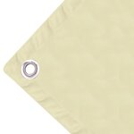 vidaXL Écran de balcon en tissu Oxford 90x400 cm Crème