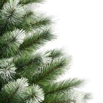 vidaXL Sapin de Noël artificiel à charnières avec neige floquée 180 cm