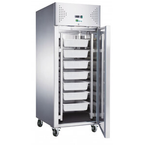 Armoire réfrigérée positive à poissons série star - 600 l - afi collin lucy - r290 - acier inoxydable1600680pleine x810x2010mm