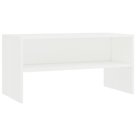 vidaXL Meuble TV Blanc 80 x 40 x 40 cm Aggloméré