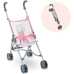 Corolle - poussette canne rose pour poupon 36cm  42cm et 52cm