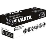 Pile oxyde argent pour montres v379 (sr63) sr521sw 1 55 volt 14 mah varta