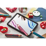 Crayon multi-talents woody 3 in 1 duo - rose-lilas x 5 stabilo