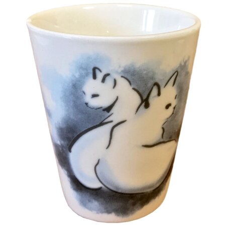 1 gobelet expresso chats
