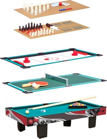Table de jeux multifonctionnelle 9en1 92x51x21 cm de LEGLER