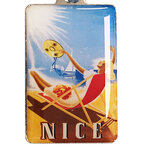 Porte clefs émaillé nice provence