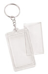 Porte-clés en plastique Rectangle 4 x 5 5 cm 2 pièces