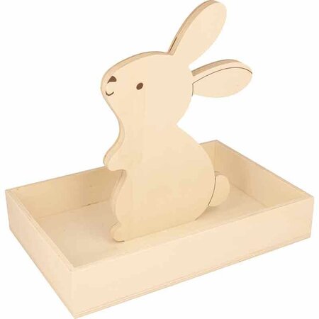Plateau Rectangulaire 25X17X4 5 Cm Bois