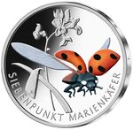 Pièce de monnaie 5 euro Allemagne 2023 A BE – Coccinelle à sept points