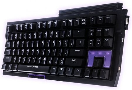 Clavier Gamer mécanique (Kailh Blue) Tesoro Tizona USB (Noir)