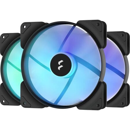 Ventilateur PC - FRACTAL DESIGN - Aspect 14 RGB Black Frame 3-pack ( FD-F-AS1-1406 )