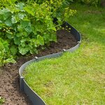 Nature Chevilles d'ancrage de jardin 10 Pièces Gris Petit
