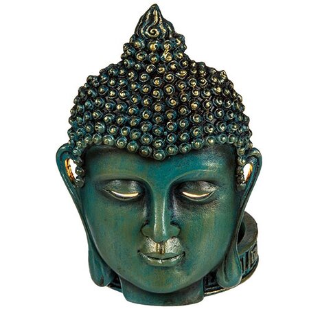Porte bougie bouddha en résine
