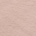 vidaXL Tapis 160x230 cm Fausse fourrure de lapin Vieux rose
