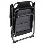 Bo-Camp Chaise de camping Copa Rio Classic Air Noir