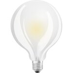 Ampoule globe led osram diametre 95 mm - 6 5w = 60 - e27 - verre dépoli - blanc chaud