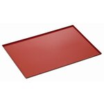 Plaque aluminium pour four 433 x 333 à bords relevés silicone - bartscher -  - aluminiumnon 433x333x10mm