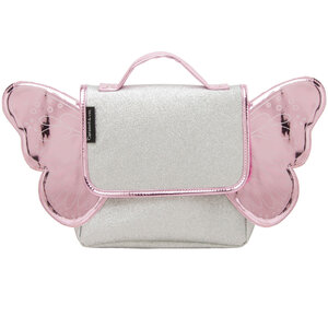 Sac à bretelles ailé caramel et cie - argent paillettes