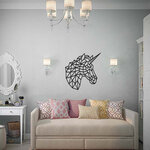 Puzzle mural en bois - Licorne 81 1 cm