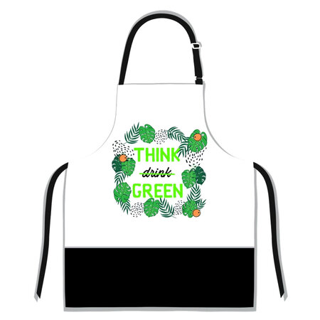 Tablier adulte à nouer - think green