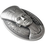 Pièce de monnaie en Argent 200 Francs g 93.3 (3 oz) Millésime 2023 NEFERTITI BUST