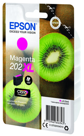 Epson 202xl magenta ink cartridge sec 202xl magenta ink cartridge (with security)