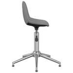 vidaXL Chaises pivotantes à manger lot de 4 Gris clair Tissu