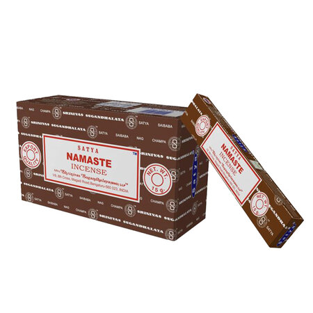 Encens satya namaste - 12  boites de 15 grammes