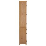 vidaXL Bibliothèque avec 2 portes 90x30x200 cm Bois de chêne massif