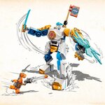 Lego 71761 ninjago l'évolution robot de puissance de zane  avec figurines serpent  bataille ninja avec banniere a collectionner