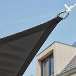 Livin'outdoor Tissu d'ombrage Como Polyester 3 6x3 6x3 6 m Gris
