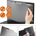 Filtre de Confidentialité Magnétic 14' Anthracite DURABLE