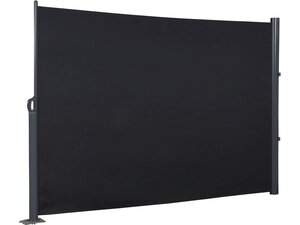 Paravent retractable "Vento 2" - 3 x 2 m - Gris foncé