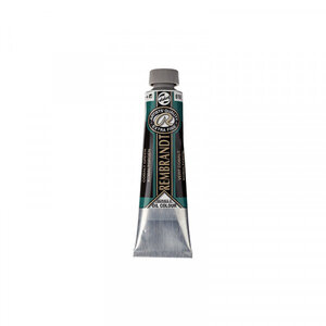 Peinture à l'huile extra-fine en tube vert de cobalt 40ml - rembrandt
