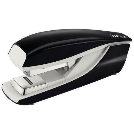 Agrafeuse NeXXt solide dotée de la technologie Flat Clinch, capacité 40 feuilles, compatible avec les agrafes 24/6, 24/8 et 26/6, bleue
