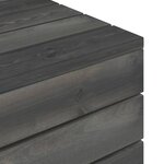 vidaXL Salon palette de jardin 2 Pièces avec coussins Bois de pin massif