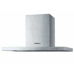 ROSIERES - RMB9600/1IN - Hotte décorative - 642,4m3/h max - 70 dB max - 3 vitesses - L90cm - Inox