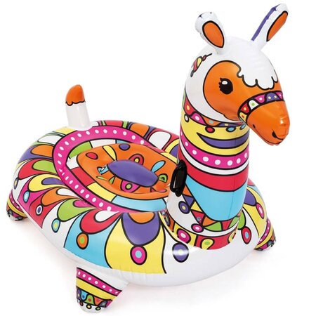 Bestway flotteur de piscine lama 203x114x137 cm multicolore