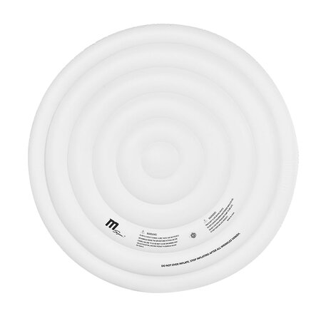 Couvercle gonflable rond spa 4 places mspa blanc pvc ø142cm