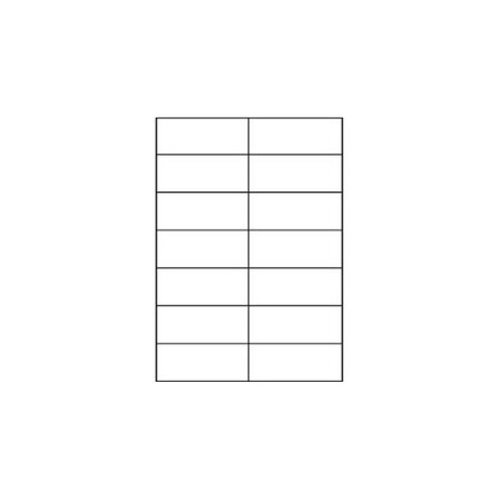 Office star boite de 1400 étiquettes multi-usage blanches 105x42mm os43653 avery zweckform