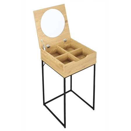 Coiffeuse compacte en bois abott bois