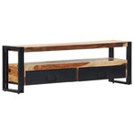 vidaXL Meuble TV 120x30x40 cm Bois de Sesham solide