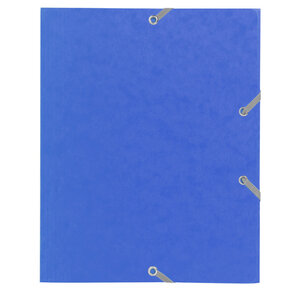 Chemise À Élastique 3 Rabats Carte Lustrée 400gm2 - Format Scolaire 17x22cm - X 25 - Exacompta