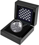 Pièce de monnaie en Argent 1 Dollar g 31.1 (1 oz) Millésime 2023 Chess King CHESS KING